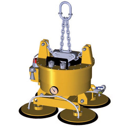 单梁真空提升机 - U400-5 - VACU-LIFT Transportsysteme GmbH - 用于钢板 / 用于大理石 / 玻璃板