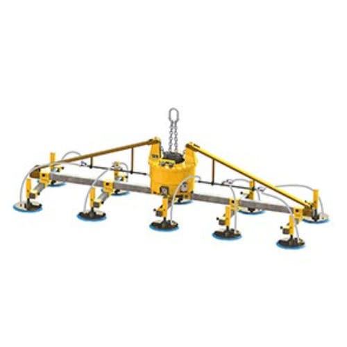 单梁真空提升机 - U250-10Q - VACU-LIFT Transportsysteme GmbH - 用于钢板 / 卧式 / 可调节