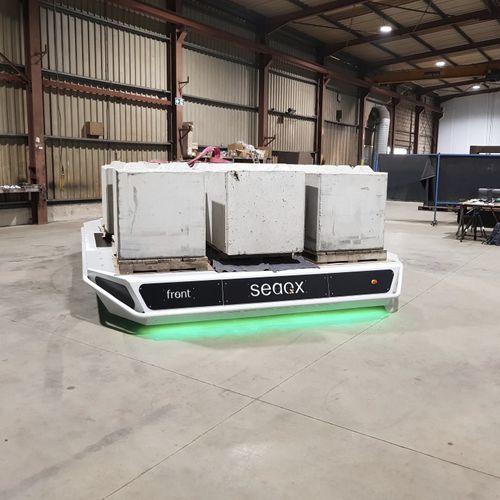 双车轴电动平车 - 20T omni transporter + 6D-deck - Seaqx NV - 全向 / 无线电操控 / 光导