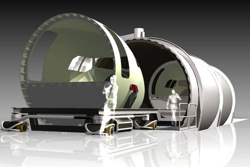 电动自走式拖车 - Seaqx NV - 双车轴 / 升降 / 用于高压釜