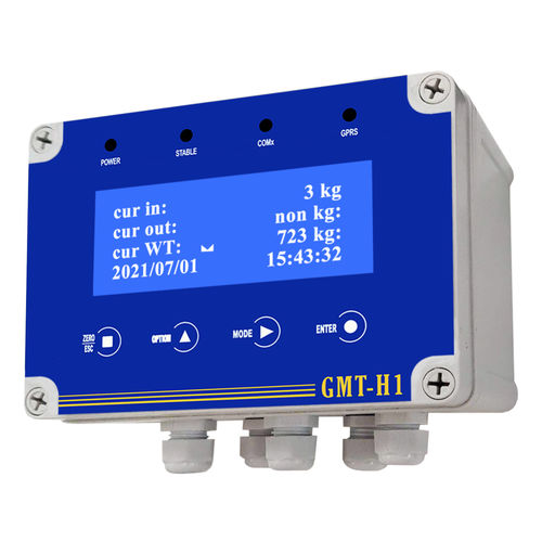LCD显示屏称重仪表 - GMT-H1 - General Measure Technology Co., Ltd - 壁挂安装 / RS-485 / ModBUS RTU