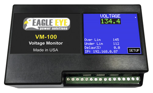 电压电池控制器 - 24, 48, 125, 250 V | VM-100 - Eagle Eye Power Solutions