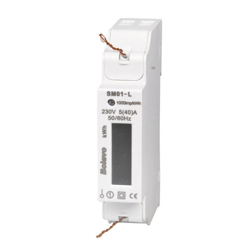 单相电能表 - SM01 series - Yueqing Hean Electrical Co., Ltd. - DIN导轨 / 50 Hz / LCD显示