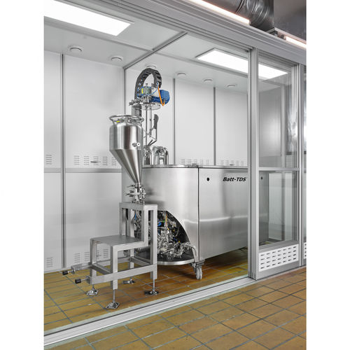 真空分散系统 - Batt-TDS - ystral gmbh maschinenbau + processtechnik - 粉末