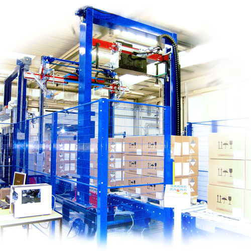 全自动捆扎机 - HUO-600 - Humboldt Verpackungstechnik GmbH - 用于大体积产品 / 重载 / 砖用