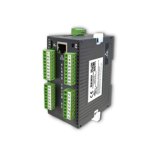 DIN导轨可编程控制器 - FL055-1612R-V2 - Renu Electronics GmbH - 数字输入 / 16路输入 / 继电器输出