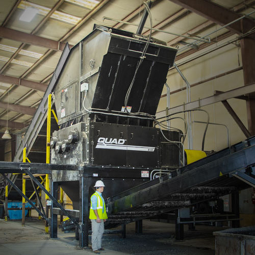 初级撕碎机 - Quad® Q145 series - SSI Shredding Systems, Inc. - 4轴 / 散装固体废弃物 / 大扭矩