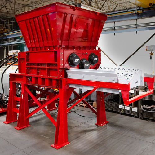 三轴破碎机 - Tri-Shear® T160 series - SSI Shredding Systems, Inc. - 初级 / 散装固体废弃物 / 金属