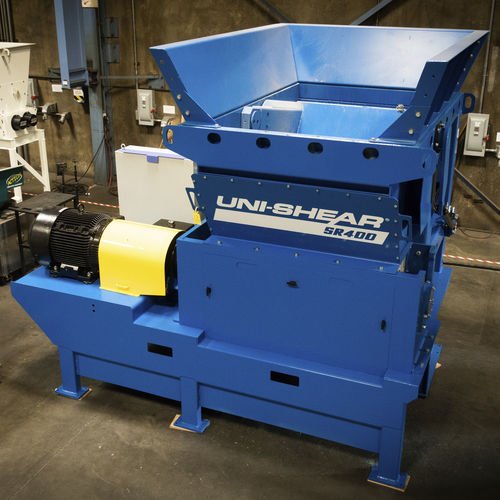 初级撕碎机 - Uni-Shear® SR400 - SSI Shredding Systems, Inc. - 单轴 / 用于木材 / 纸质