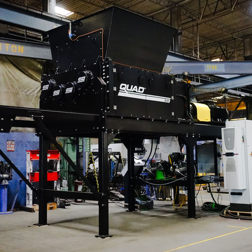 初级撕碎机 - Quad® Q135 - SSI Shredding Systems, Inc. - 4轴 / 废料 / 大扭矩