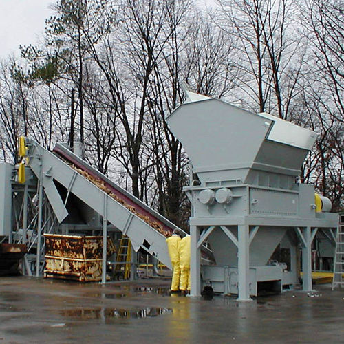 初级撕碎机 - Dual-Shear® M140 series - SSI Shredding Systems, Inc. - 两轴 / 金属 / 用于轮胎
