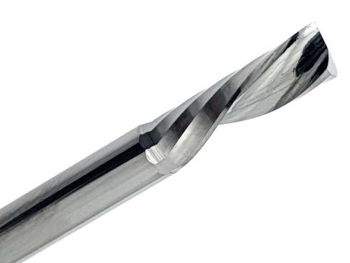 整体硬质合金铣刀 - F112 series - CNC-STEP GmbH & Co. KG - 用于塑料 / 用于切割机 / 左侧切割
