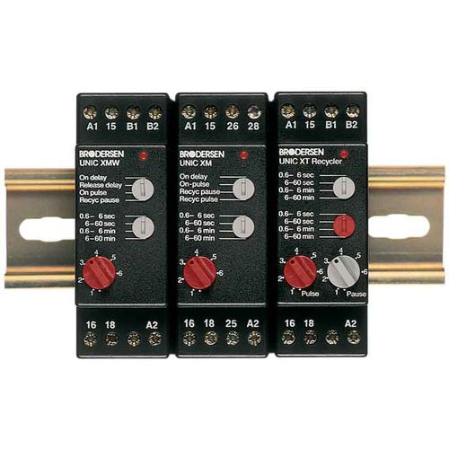 电子定时继电器 - X-Timers - Brodersen Systems - 多功能 / DIN导轨 / 通用