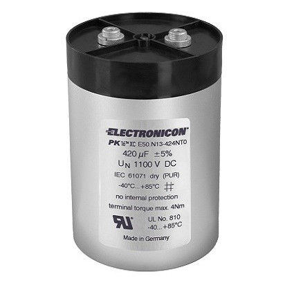 薄膜电容器 - E50 PK16™ - ELECTRONICON Kondensatoren - 圆柱形 / 直流 / 大电流