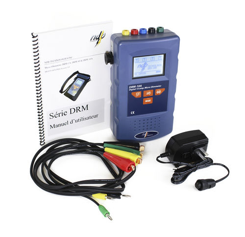 数字微欧姆表 - DRM-10A - ndb Technologies - 便携式 / 低电阻型