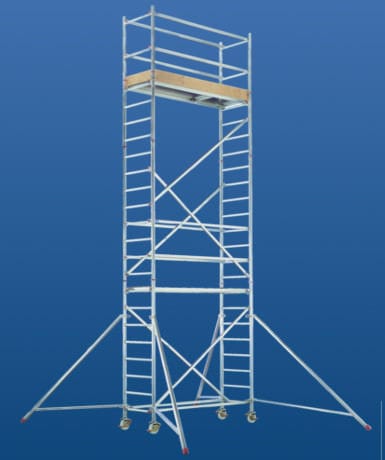 移动式脚手架塔 - 7074 series - European Special Ladders, S.A. (ESLA) - 外墙 / 模块化