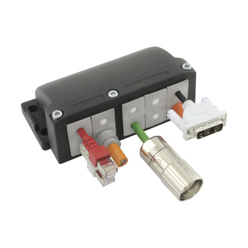 模块化电缆引入框 - KEL-FG-A  - icotek GmbH & Co. KG - IP54 / 90°弯曲 / 用于预组装电缆