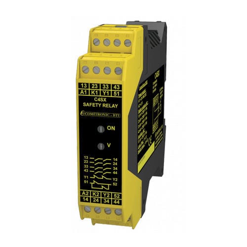 安全防护型拉伸模块 - C4SX - COMITRONIC - BTI - DIN导轨 / 紧凑型