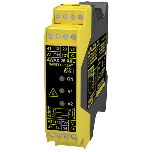 紧急制动安全监控继电器 - AWAX26XXL - COMITRONIC - BTI - 安全开关 / 3NO / 1NF