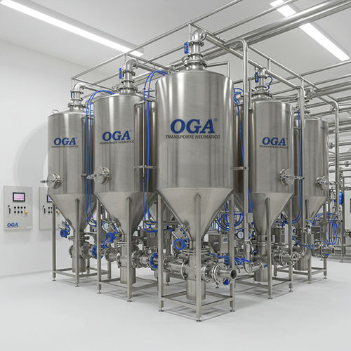 连续气动输送系统 - OGA SISTEMVAC - 用于粉末 / 搬运 / 用于研磨材料