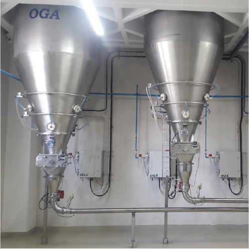 化学品贮液罐 - OGA SISTEMVAC - 用于制药业 / 食品行业 / 用于粉末