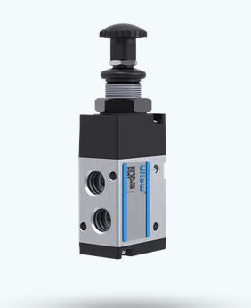 线轴气动分配器 - DCS-P series - UFLOW AUTOMATION - 按钮式开关 / 2位3通型 / 紧凑型