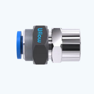 气动接头 - VO-3106G ;VO-3108G - UFLOW AUTOMATION - 螺纹 / 金属 / 公端