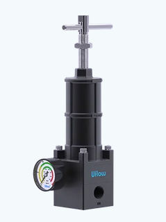 压缩空气压力调节器 - PB - UFLOW AUTOMATION - 活塞 / 单级 / 铝制