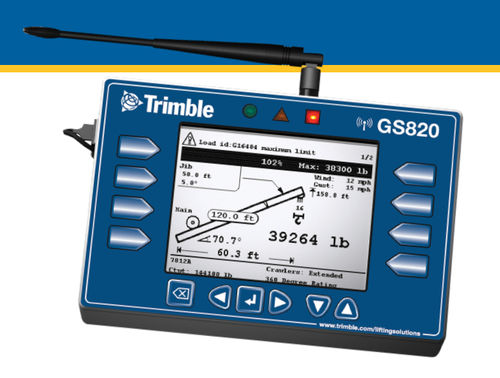 载荷指示器 - GS820 - Trimble - LED式 / 面板型 / 用于起重机