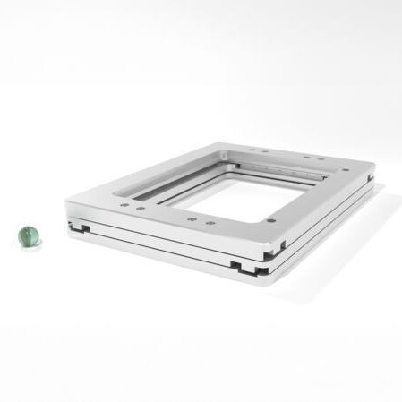 线性纳米定位平台 - SOM-MS-12090 - SmarAct GmbH - 双轴 / 闭合回路 / 紧凑型