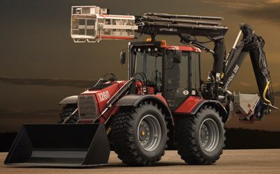 反铲装载机安装式伸缩臂式升降机 - Lift series - Huddig AB - 液压