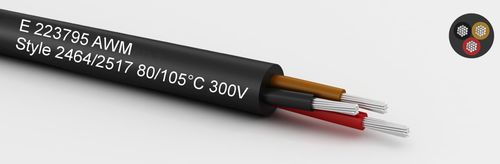 供电用电缆 - UL/cUL - LIYY Style 2464/2517-10002 AWG 26 - MediKabel GmbH - 绝缘 / 铜