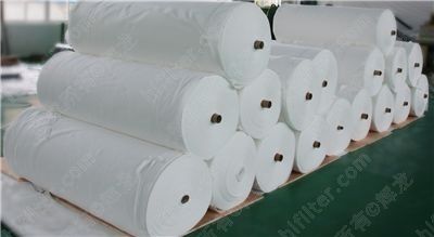 聚酯过滤材料 - 1 - 200 µm - Guangzhou Longhuilong Filter Co., Ltd - 空气 / 无纺布