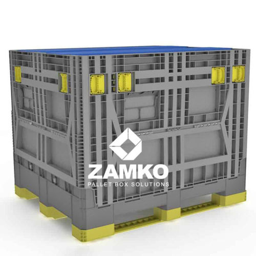塑料货盘箱 - PUN.b75.F - ZAMKO - 收纳储藏 / 重型运输 / 搬运