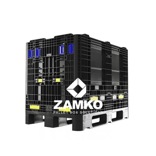 塑料货盘箱 - PUG.b75.F - ZAMKO - 工业用途 / 折叠 / 堆垛