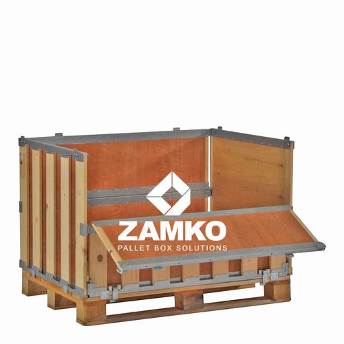 胶合板材料货盘箱 - MPB.b80.F2C - ZAMKO - 存储 / 折叠 / 可叠放