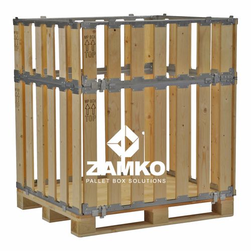 木制货盘箱 - MPB.b120 - ZAMKO - 存储 / 折叠 / 标准