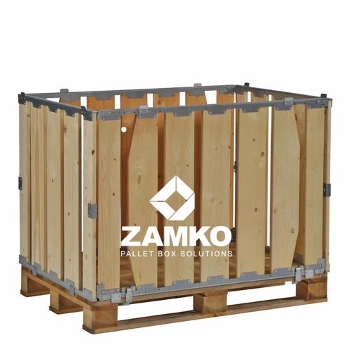 木制货盘箱 - MPB.e70.P - ZAMKO - 存储 / 用于小型零件 / 堆垛