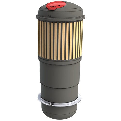 塑料垃圾桶 - ZBin 1500 - Zweva Rotomoulding NV - 地下 / 用于城市垃圾 / 有机废物