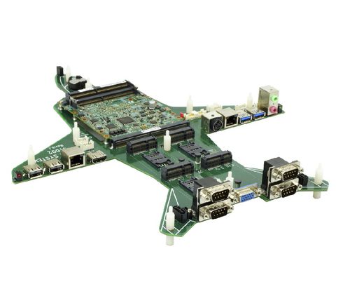 VGA计算机模块 - ST002-carrier board - LEX COMPUTECH - HDMI / Mini PCIe / USB2.0