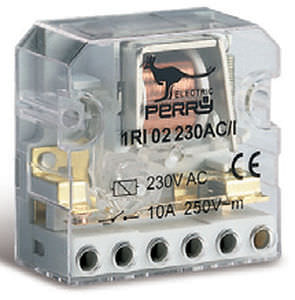 交流机电式继电器 - PERRY ELECTRIC - 面板安装 / 功率 / 序列