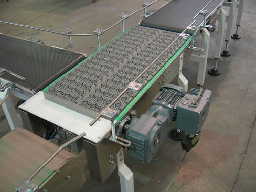 链条输送机 - M.H. Material Handling S.p.A - 带式 / 滑轮 / 卧式