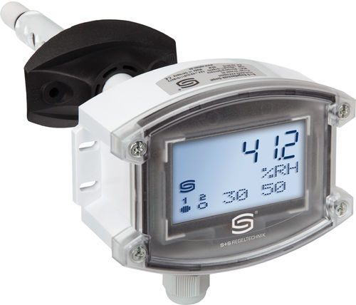 管道式恒温恒湿器 - KHT-30W-U LCD - S+S Regeltechnik - 电子 / LCD显示