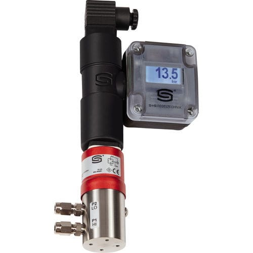 差压压力变送器 - SHD 692-U-918 LCD - S+S Regeltechnik - 陶瓷 / 4-20 mA / 0-10V