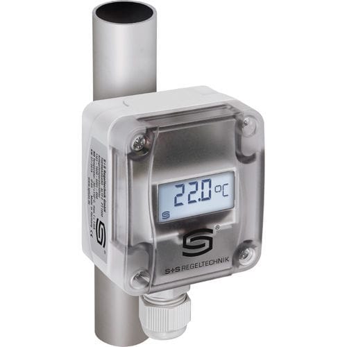 管道温度传感器 - ALTM1-I LCD - S+S Regeltechnik - Pt1000 / 4-20 mA / M12连接器