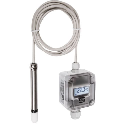 摆动式温度传感器 - RPTM1-U LCD - S+S Regeltechnik - Pt1000 / 0-10V / M12连接器