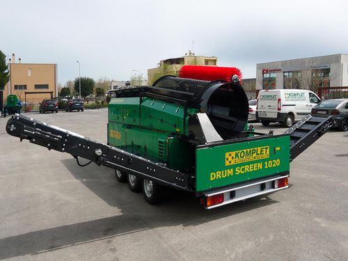 生物处理废料筛选机 - 60 T/h | DS 1020 - Komplet Italia srl - 移动式 / 线性振动 / 用于颗粒