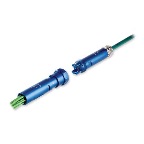光学连接器 - DiaFlex MT  - DIAMOND SA - 光纤 / 圆柱 / 金属