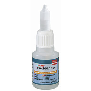 氰基丙烯酸盐胶 - COSMO CA-500.110 - Weiss Chemie - 用于铝 / 用于塑料 / 用于橡胶