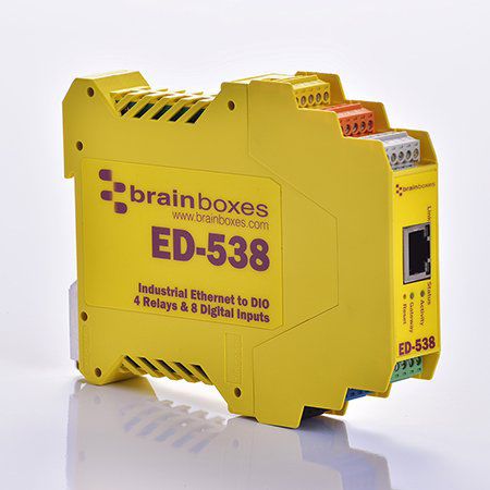 数字IO模块 - ED-538 - Brainboxes - 以太网 / RS485 / MODBUS